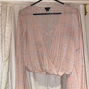 Pink Flowy Blouse